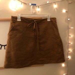 Lauren Conrad Suede Skirt